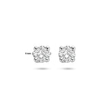 Gouden oorknopje Lab Grown Diamant 0.50ct