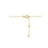 Gouden Ketting Met Bolletjes en Infinity Hanger