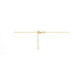 Gouden ketting met kleine hartjes