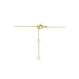 Gouden Munt Hanger Ketting met Zirkonia stenen