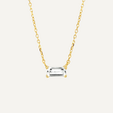 Gold Zirconia Necklace