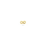 14K Gouden Flatback Piercing met Infinity Symbool - 2,5×5 mm