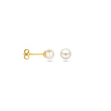 Gold Ear Studs Pearl