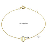 Gold Initial Bracelet