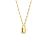 Gold Lock Necklace