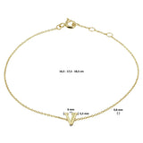 Gold Initial Bracelet