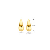 Gold Ear Studs Drop