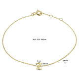 Gold Initial Bracelet