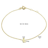 Gold Initial Bracelet