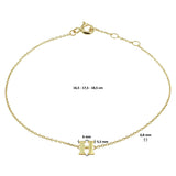 Gold Initial Bracelet