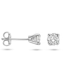 Gold Ear Studs Lab Grown Diamond 0.50ct