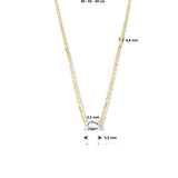 Gold Zirconia Necklace