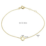 Gold Initial Bracelet